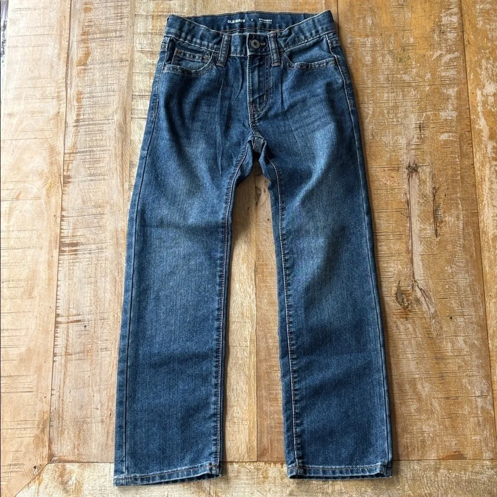 NWOT Old Navy Boys Straight Jeans Size 7